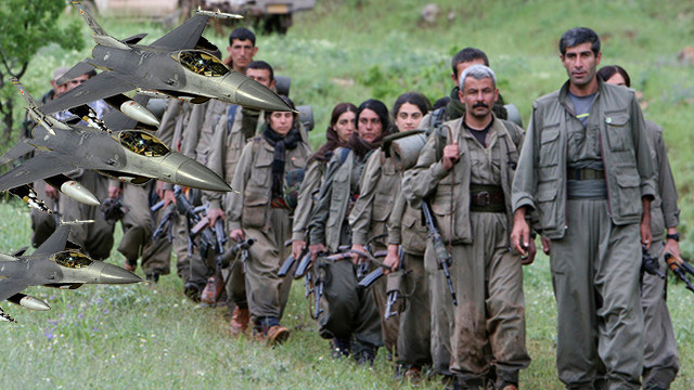 Türk jetleri PKKya bomba yağdırdı!