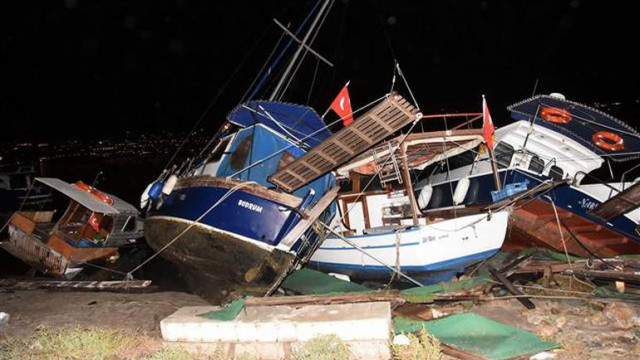 Bodrumda Tsunami yaşandı