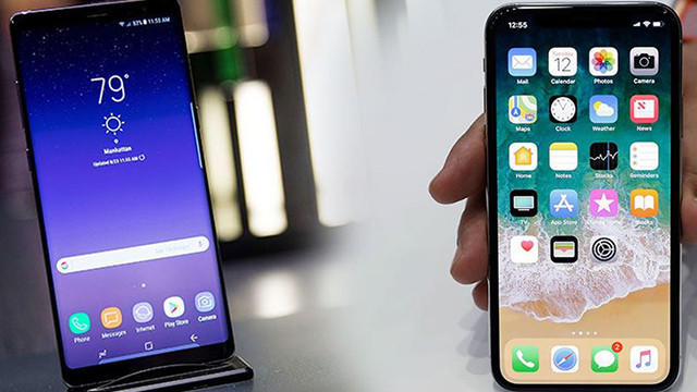 iPhone X mi Samsung Note 8 mi? 