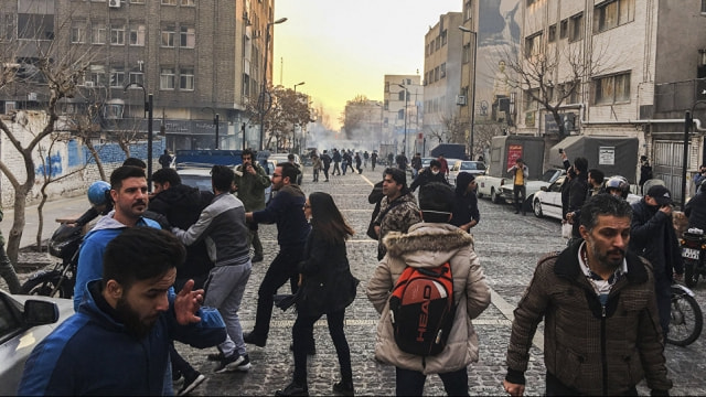 İran alev alev yanıyor