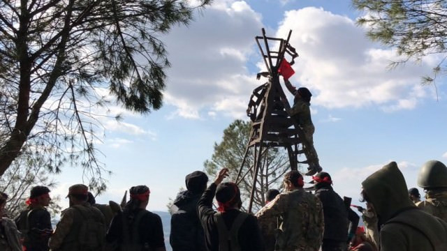 Afrinden müjde! Burseya Dağı teröristlerden alındı