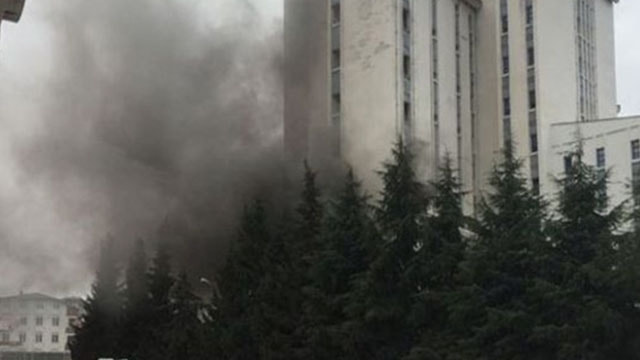 Ordu Devlet Hastanesinde büyük yangın