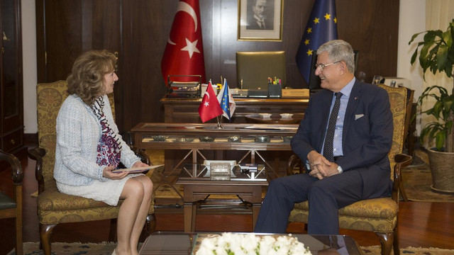 AB Bakanı Bozkır'ın kabulleri