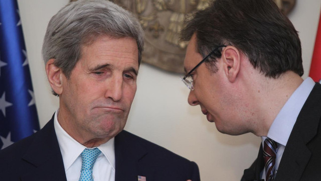 ABD Dışişleri Bakanı Kerry Sırbistan'da