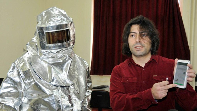 Acil durumlarda itfaiyeciyi uyaran elbise üretilecek!