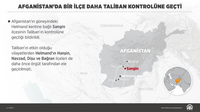 Afganistan’da bir ilçe daha Taliban kontrolüne geçti