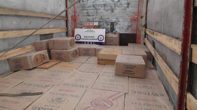 Ağrı'da 221 bin 500 paket kaçak sigara ele geçirildi