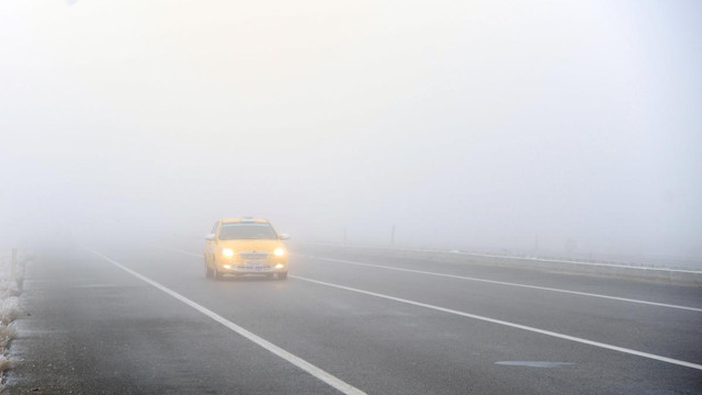 Aksaray'da yoğun sis