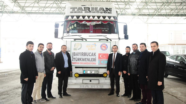 Aksaray'dan Bayırbucak Türkmenlerine yardım