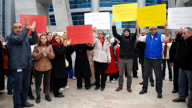 Anadolu Adalet Sarayı'nda iş bırakma eylemi
