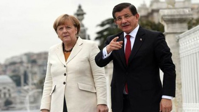 Başbakan Davutoğlu, Merkel ile görüştü