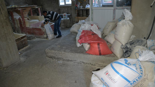 Asırlık su değirmeninde kış yoğunluğu yaşanıyor