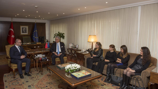 AB Bakanı Bozkır DMD üyelerini kabul etti