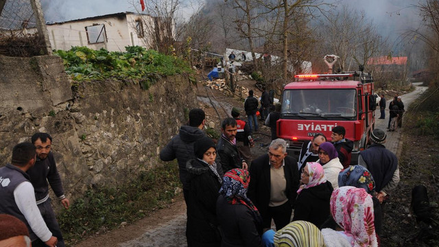 Bartın'da yangın: 1 ölü