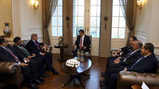 Başbakan Davutoğlu'nun kabulü