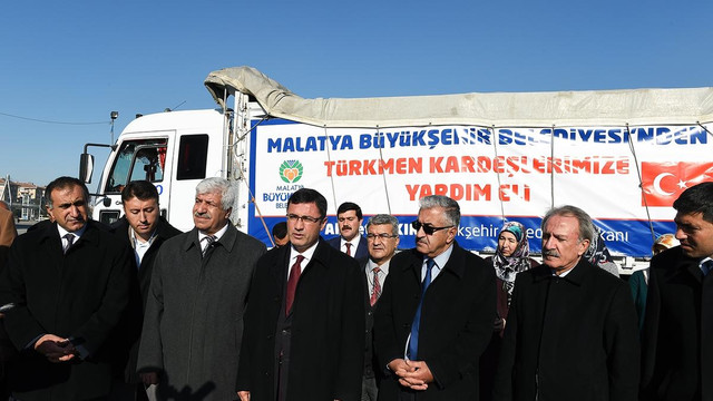 Bayırbucak Türkmenlerine gıda yardımı