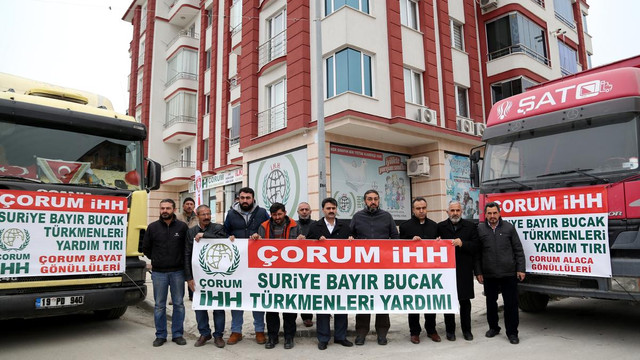 Bayırbucak Türkmenlerine un yardımı