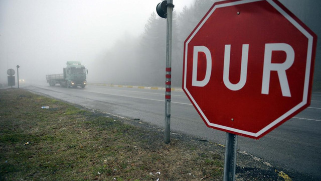 Bolu Dağı'nda yoğun sis