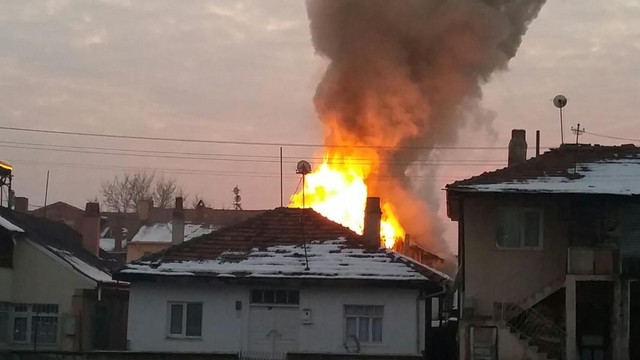 Bolu'da ev yangını