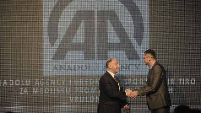 Bosna Hersek Olimpiyat Komitesi'nden AA'ya ödül