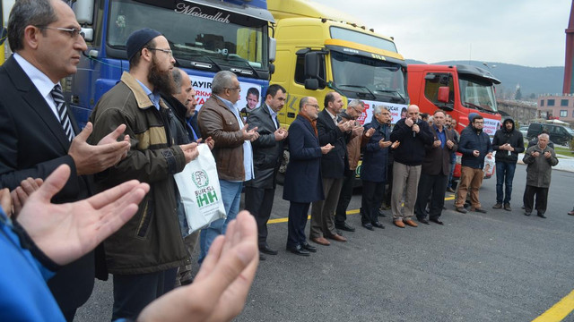 Bursa İHH'dan Bayırbucak Türkmenlerine yardım
