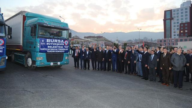 Bursa'dan Bayırbucak Türkmenlerine insani yardım
