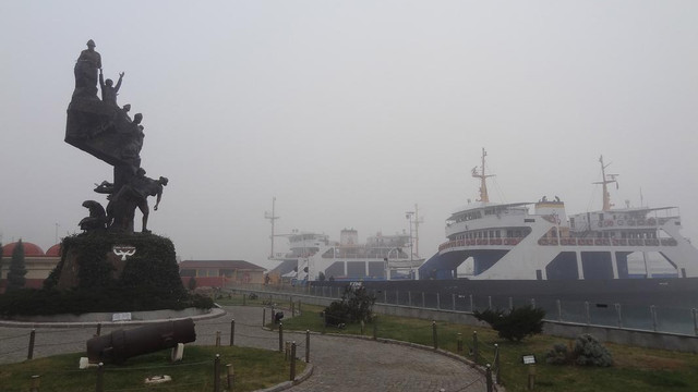 Çanakkale Boğazı'nda yoğun sis