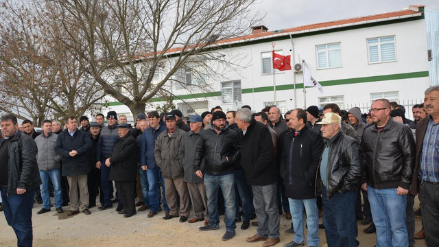 Çeltik üreticilerinden protesto