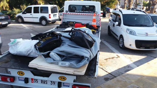 Çeşme'de kaçak göçmen operasyonu