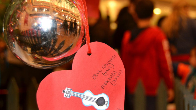 Çocukların yeni yıl istekleri gerçekleşti