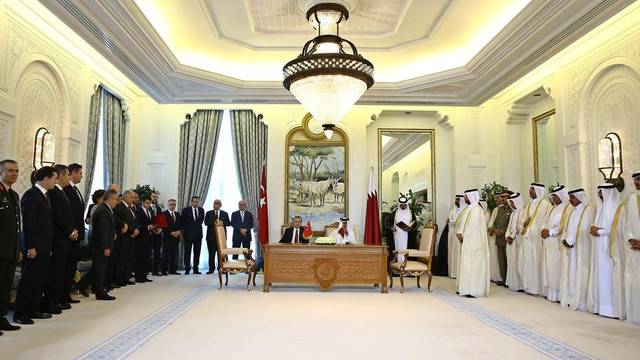 Cumhurbaşkanı Erdoğan Katar'da