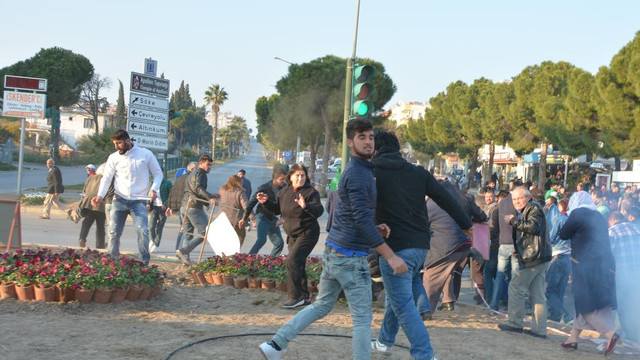 Didim'de izinsiz yürüyüş