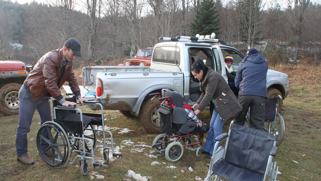 Engelliler off-road heyecanı yaşadı