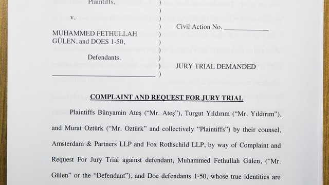 ABD'de Gülen'e dava (2)