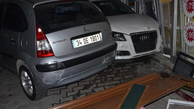 Freni boşalan kamyon, 9 araca çarptı