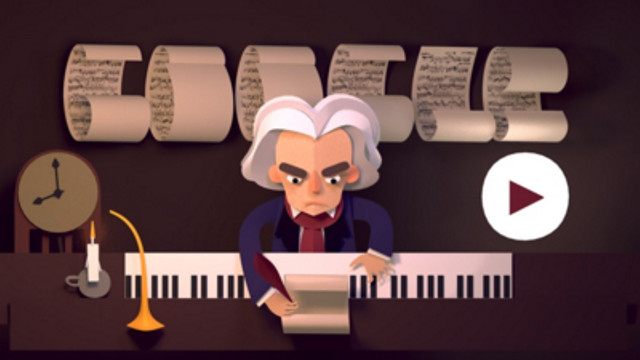 Google Ludwig van Beethovenı doodle yaptı: Beethoven kimdir? 5. Senfoni nedir?