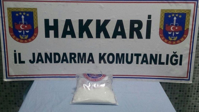 Hakkari'de uyuşturucu operasyonu