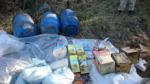 Hatay'da terör örgütüne ait depo bulundu