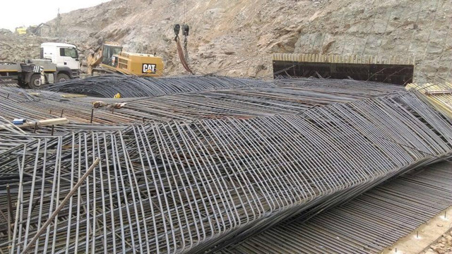 Hızlı tren inşaatında iş kazası: 1 yaralı