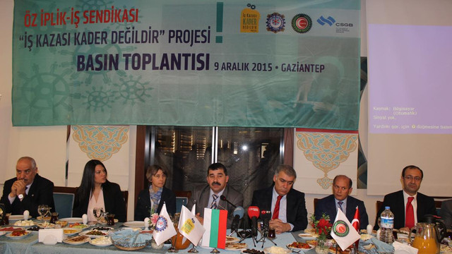 "İş Kazası Kader Değildir" toplantısı