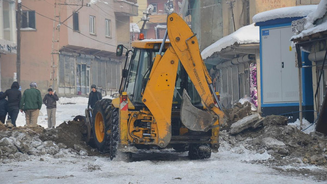İş makinesine polis kontrolü