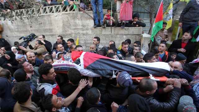 İsrail'in naaşını teslim ettiği Filistinlinin cenazesi