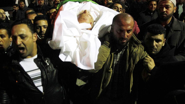 İsrail'in cesetlerini alıkoyduğu Filistinlilerin cenaze töreni