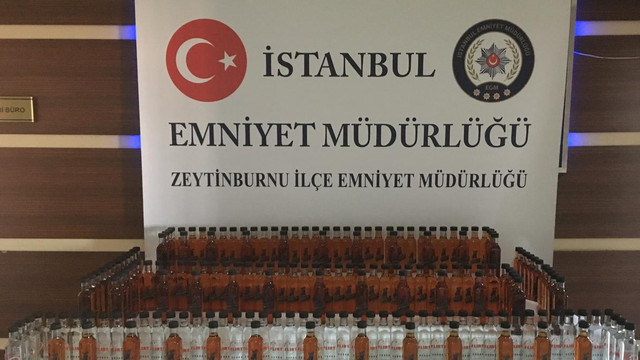 İstanbul'da sahte içki operasyonu