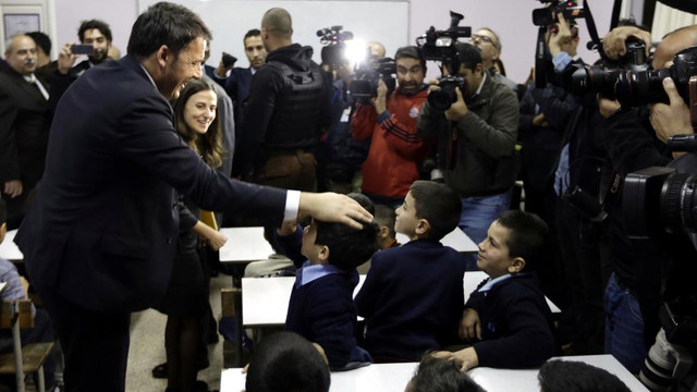İtalya Başbakanı Renzi, Beyrut'ta