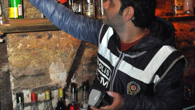 İzmir'de kaçak içki denetimi