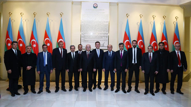 TBMM Başkanı Kahraman Azerbaycan'da