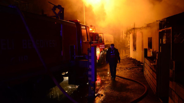 Kırklareli'nde ev yangını