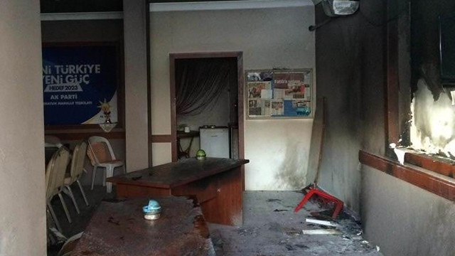 Kocaeli'de AK Parti temsilciliğine molotofkokteylli saldırı