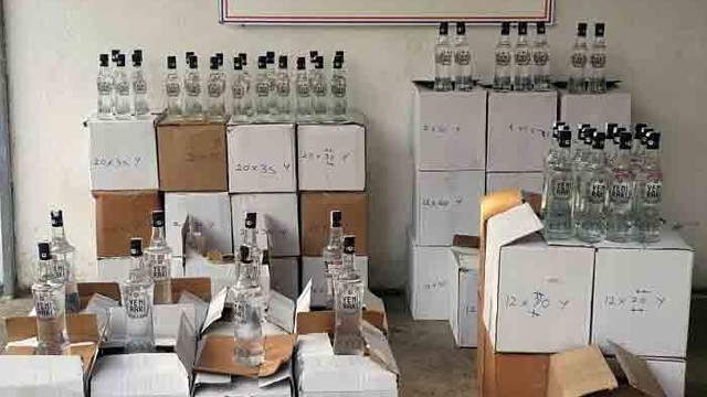 Muğla'da sahte içki operasyonu